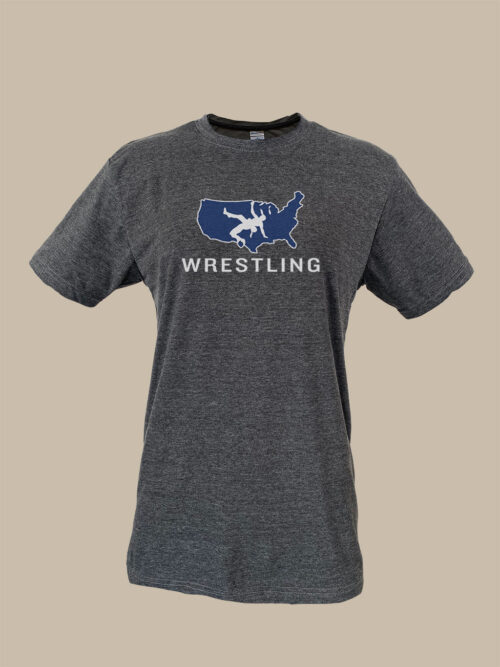 Women's Blue Country Wrestling T-Shirt