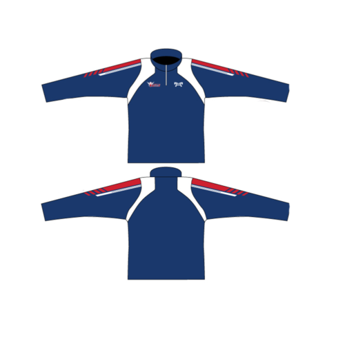 BTS Lancaster Custom Blue Men's Quarter Zip
