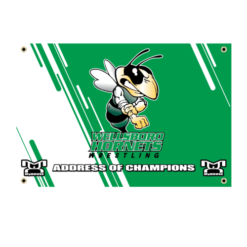 Wellsboro Hornets Custom Team Banner  2023 