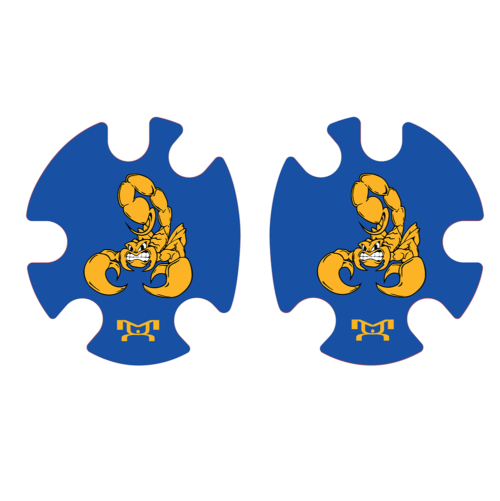 Dolores Huerta Preparatory High School Custom Blue Head Gear Decal