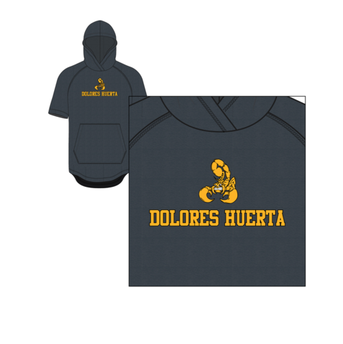 Dolores Huerta Preparatory High School  Short Sleeve Hoodie