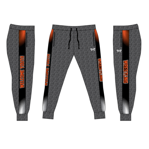 Knightmare Wrestling Custom Joggers  (Heathered fabric may vary in color & texture)