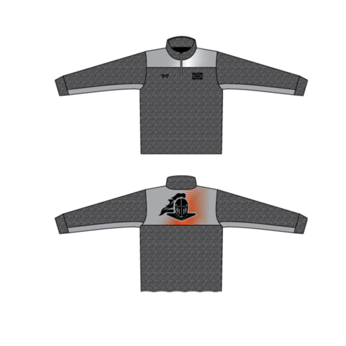 Knightmare Wrestling Heathered Quarter Zip  (Heathered fabric may vary in color & texture)