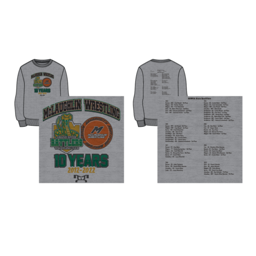 McLaughlin Elementary Sublimated Grey Crewneck