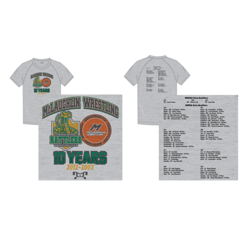 McLaughlin Elementary Custom Sublimated Decal T Shirt