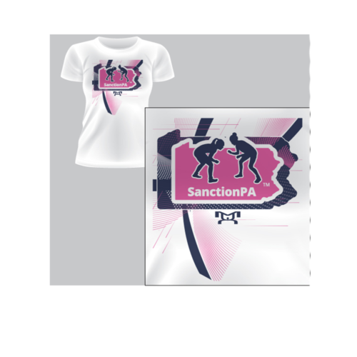 Sanction Pa Custom White Sub Decal T-Shirt
