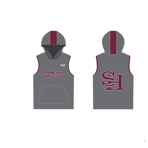 Spring Hill HS Sleeveless Sublimated Hoodie