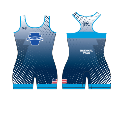 Team PA National Women's Blue Singlet