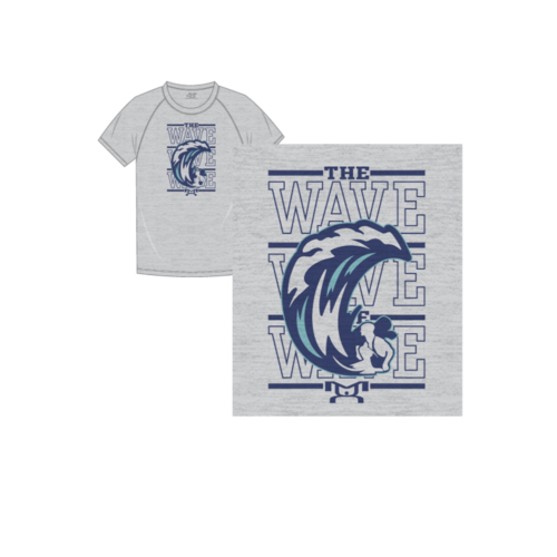 Wave Wrestling Club FL Custom Sublimated Decal T Shirt