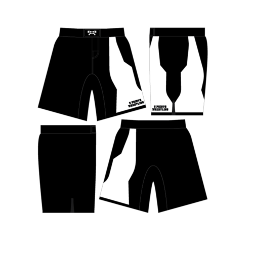 5 Points Wrestling Club Custom Fight Shorts