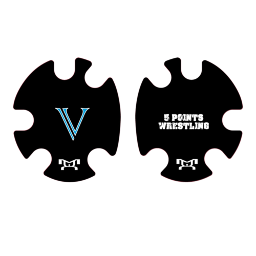 5 Points Wrestling Club Custom Head Gear Decal