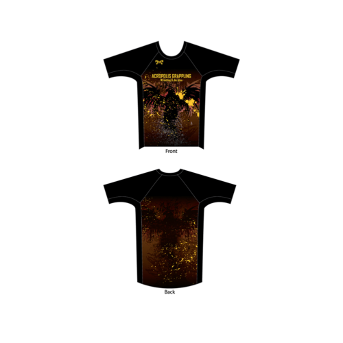 Acropolis Grappling Custom Brown Compression Shirt