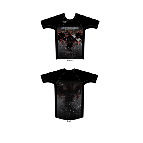Acropolis Grappling Custom Silver Compression Shirt