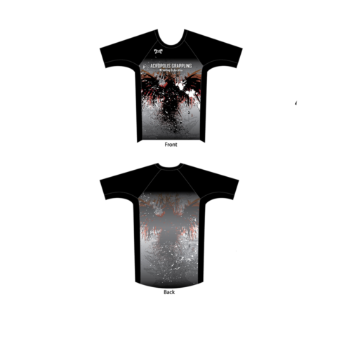 Acropolis Grappling Custom White Compression Shirt