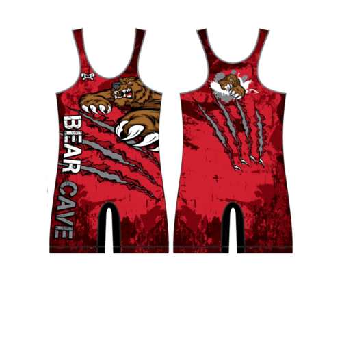 Bear Cave Men's Red Singlet