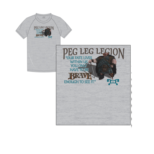 Peg Leg Legion Custom Sublimated Decal T-Shirt