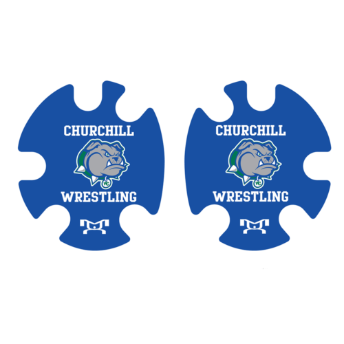 Churchill Wrestling Custom Head Gear Decal