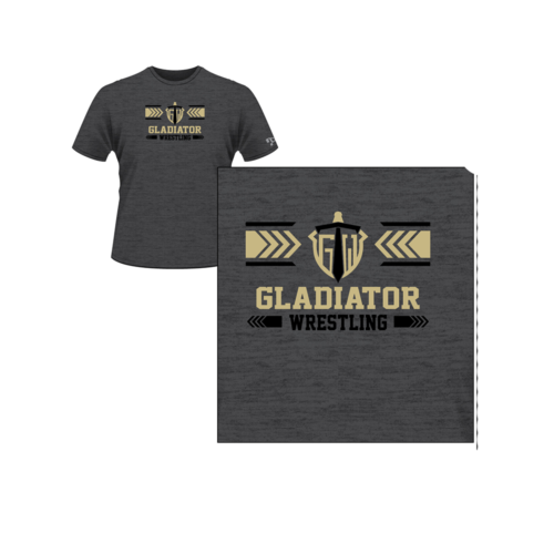 Gladiator Wrestling Club Custom Heat Press T Shirt