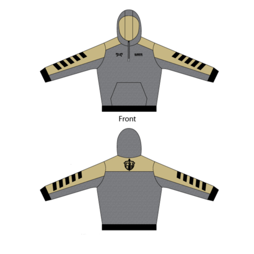 Gladiator Wrestling Club Custom Quarter Zip Hoodie