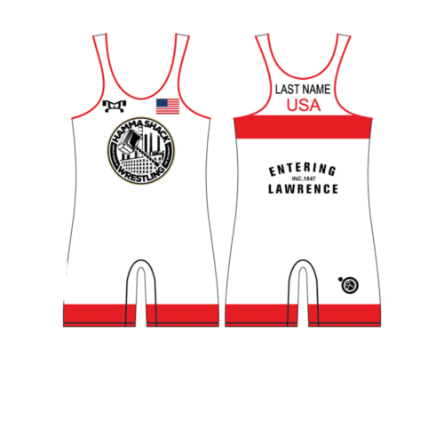 Hamma Shack Wrestling Club Custom Red Singlet