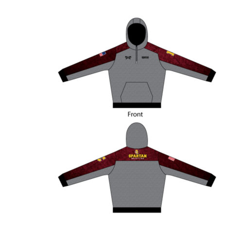 Luxemburg-Casco High School Custom Quarter Zip Hoodie