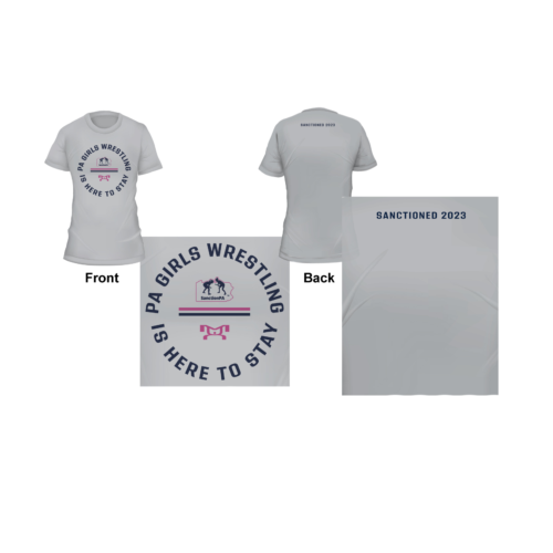 SANCTION PA Custom Grey Circle Sub Decal T-Shirt