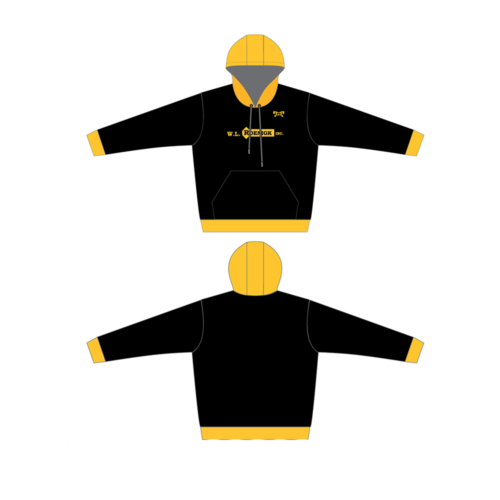 W.L Roenigk Inc Sublimated Gold Custom Hoodie