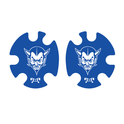 Blue Devils Custom Head Gear Decal