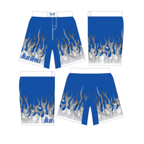 Blue Devils Custom Fight Shorts