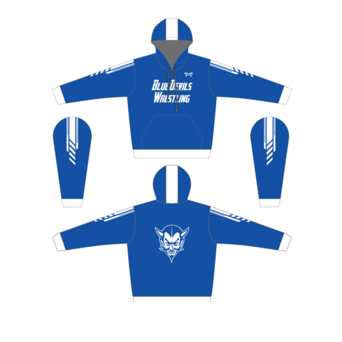 Blue Devils Sublimated Hoodie