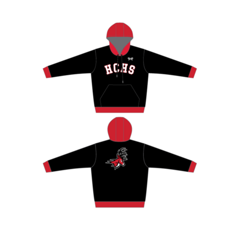 Bucks wrestling Sublimated Black Custom Hoodie