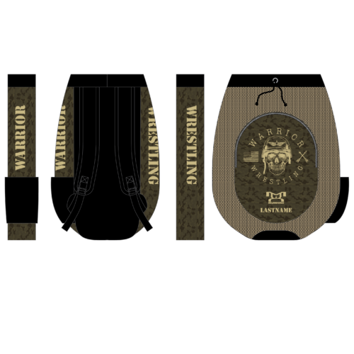 Warrior Wrestling PA Sublimated Custom Gear Bag 2023