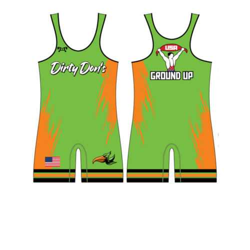 Ground Up Wrestling Custom Men's Dirty Don's Singlet