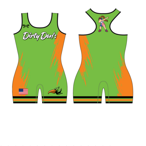Ground Up Wrestling Custom Women's Dirty Don's Singlet