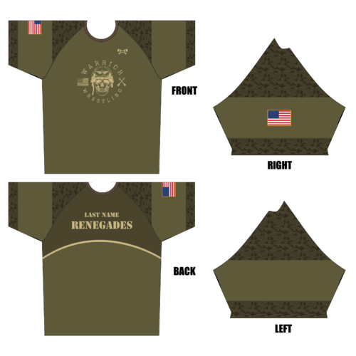 Warrior Wrestling PA Dri-Fit T-Shirt 2023