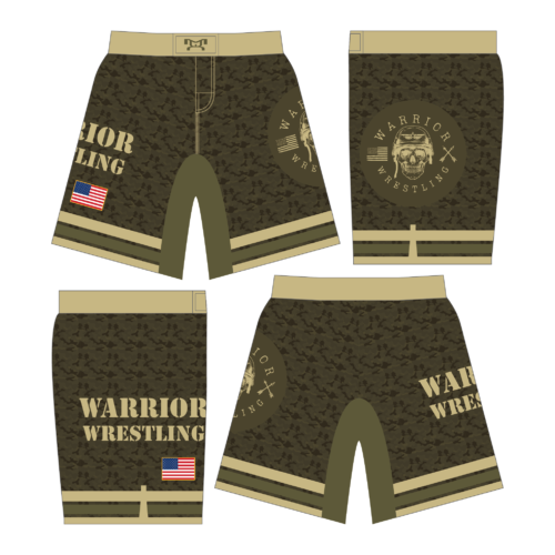 Warrior Wrestling PA Custom Fight Shorts 2023
