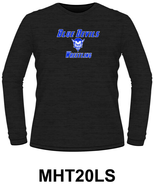 Blue Devils Custom Heat Press Long Sleeve