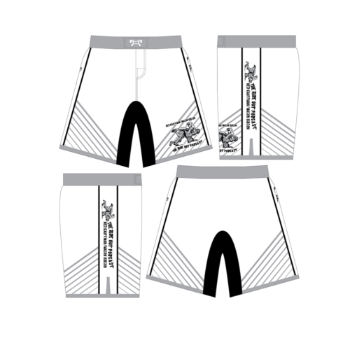 Rideout Podcast Custom Fight Shorts