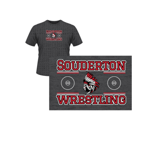 Souderton Custom Grey Heatpress T-Shirt