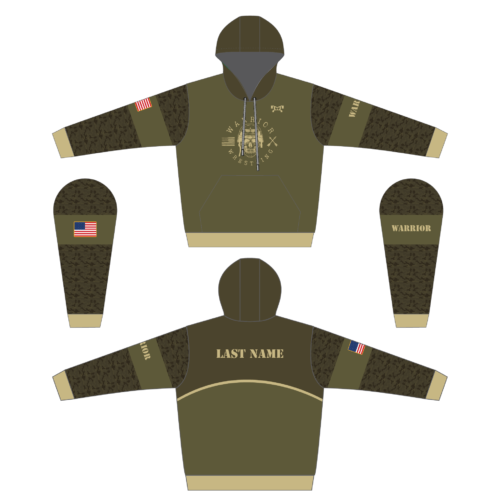 Warrior Wrestling PA Custom Sublimated Hoodie 2023