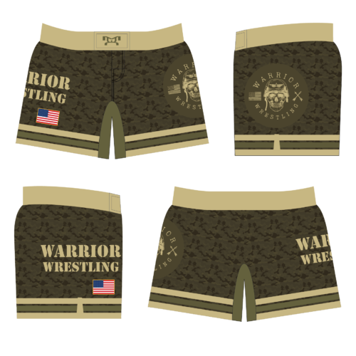 Warrior Wrestling PA Women's Custom Fight Shorts 2024