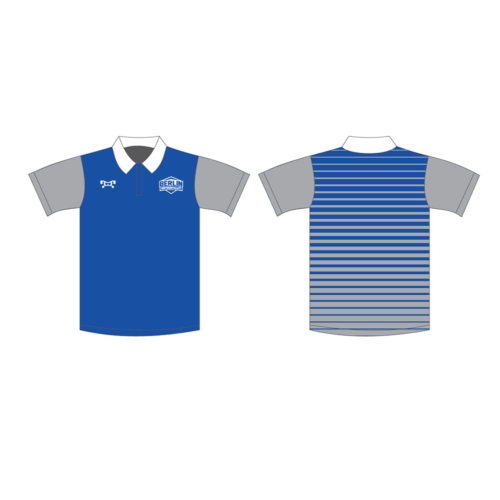 Berlin Brothersvalley Staff  Custom Striped Polo Shirt