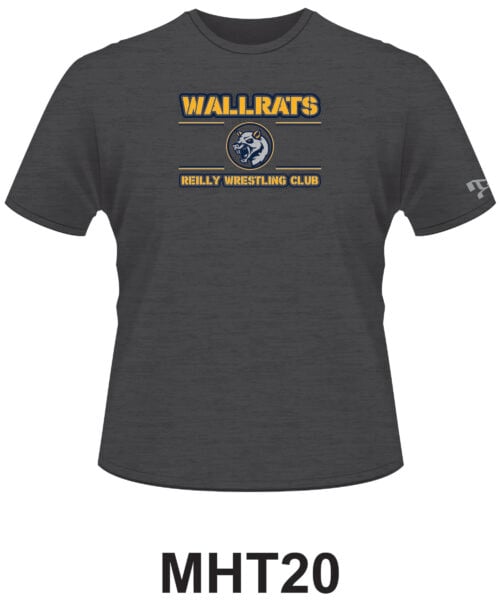 Wall Rats Custom Grey Heatpress T-Shirt