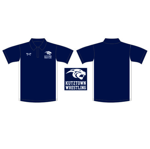 Kutztown High School Custom Wrestling Polo Shirt