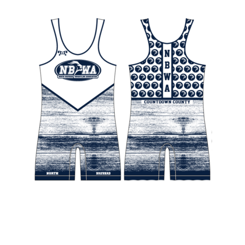 NBWA Custom White Singlet