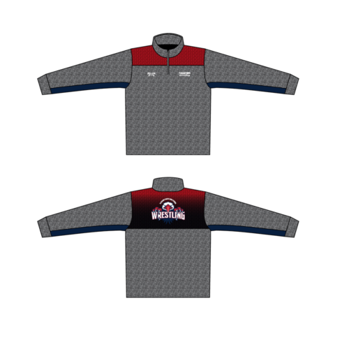 Pleasant Grove Heathered Quarter Zip  (Heathered fabric may vary in color & texture)
