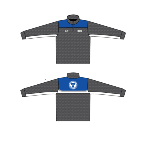 Trinity Wrestling Custom Heathered Quarter Zip  (Heathered fabric may vary in color & texture)