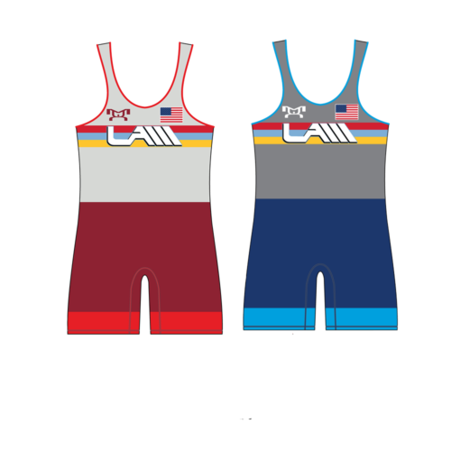 Lancaster Alliance Wrestling Custom Freestyle Men's Singlet Combo