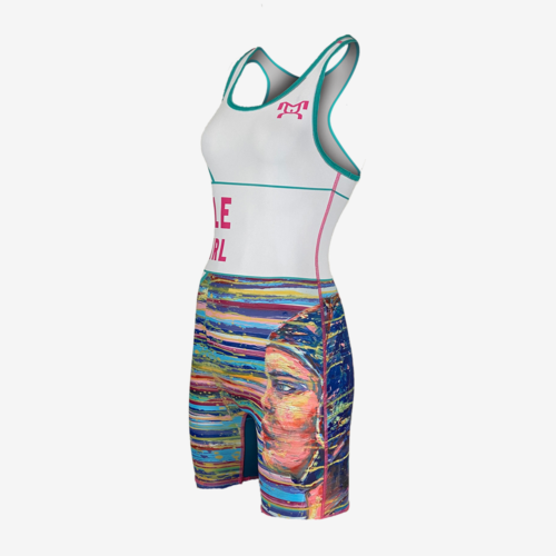 Wrestle Like A Girl Birthday Women's Singlet - Image 2