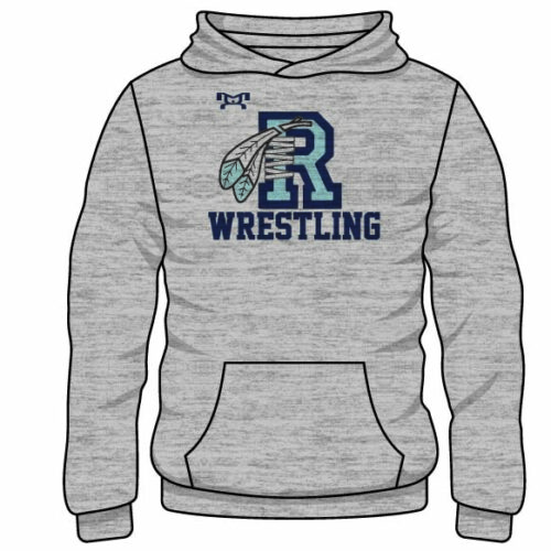 Robinson Middle School Sublimated Decal Grey Hoodie